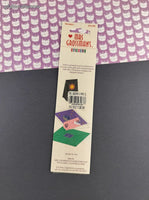Vintage Mrs. Grossman's Stickers, SHINY "Pink & Silver Hearts", 2 Sheets New / Sealed