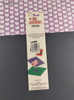 Vintage Mrs. Grossman's Stickers, SHINY "Valentines Letters", 2 Sheets New & Sealed