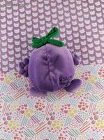 Vintage 1997 Little Miss Naughty Miniature Purple Beanbag Plush Toy