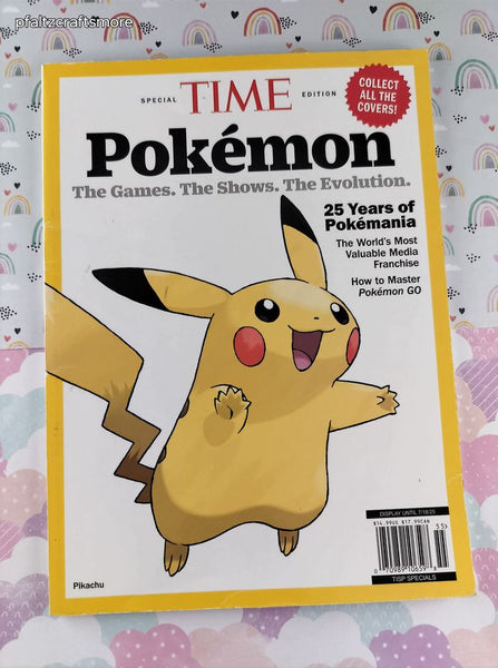TIME Magazine 2025 Pikachu Special Edition 25 Years of Pokemania
