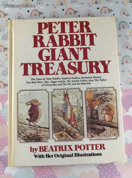 Vintage 1980 Peter Rabbit Giant Treasury Oversized Hardcover