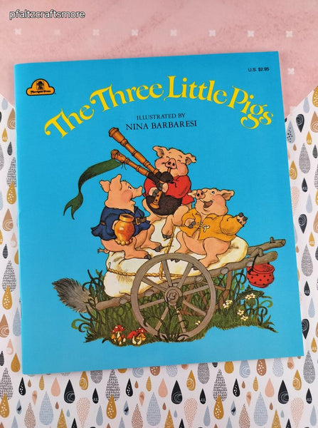 Vintage 1991 Merrigold Press The Three Little Pigs Softcover, Like New