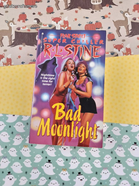 Vintage 1995 1st Printing Fear Street Super Chiller: Bad Moonlight by R.L. Stine Softcover