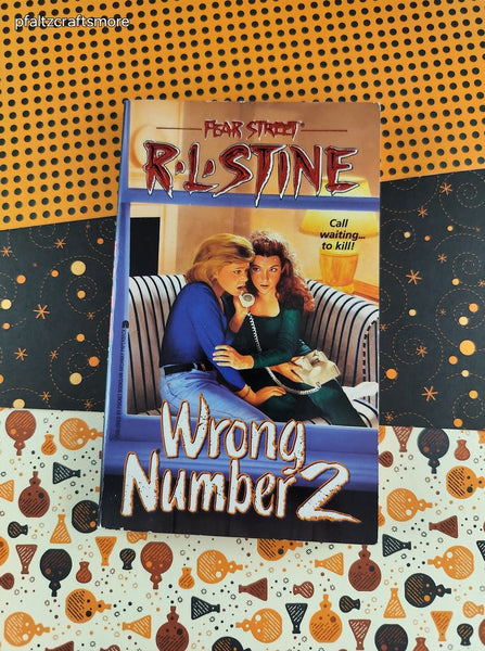 Vintage 1995 1st Printing Fear Street: Wrong Number 2 by R.L. Stine Softcover