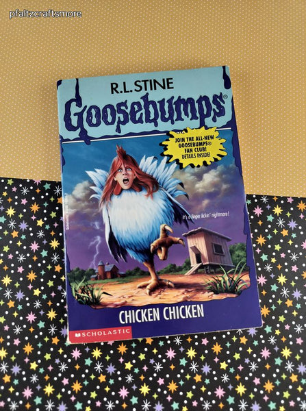 Vintage 1997 1st Printing R.L. Stine Goosebumps #53, Chicken Chicken Softcover