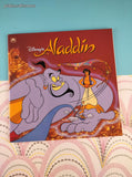 Vintage 1993 Disney's Aladdin Golden Books Softcover, Like New