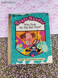 Vintage 1974 Little Golden Book Eager Reader: Who Took the Top Hat Trick? Hardcover