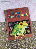 Vintage 1977 Little Golden Book: Animal Counting Book Hardcover