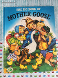 Vintage 1973 The Big Book of Mother Goose Nursery Treasure Books Hardcover