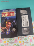 Vintage 1997 Psycho III Universal Studios VHS Tape