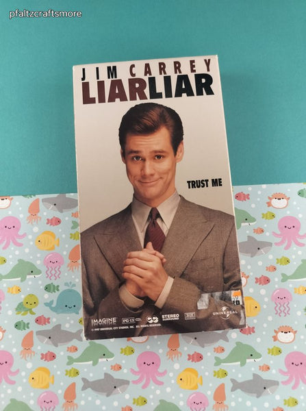 Vintage 1997 Liar Liar Jim Carrey Universal Pictures VHS Tape