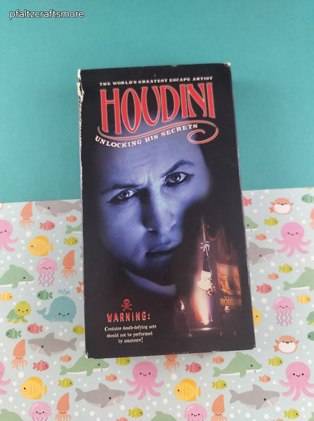 Vintage 1990 Houdini: Unlocking His Secrets Good Times VHS Tape