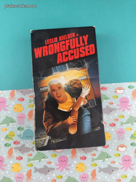 Vintage 1998 Leslie Nielsen is Wrongfully Accused Warner Bros VHS Tape