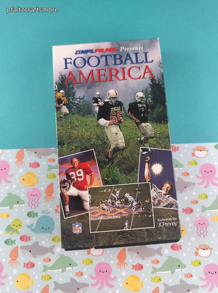 Vintage 1996 NFL Films Presents Football America JCPenney VHS Tape