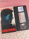 Vintage 1996 Tom Cruise Mission: Impossible VHS Tape