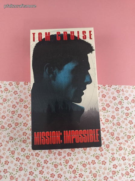 Vintage 1996 Tom Cruise Mission: Impossible VHS Tape