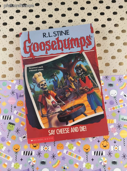 Vintage 1990's R.L. Stine Goosebumps #4, Say Cheese and Die! Softcover