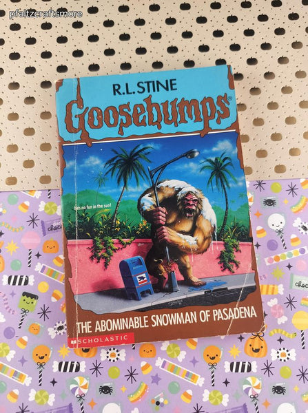 Vintage 1990's R.L. Stine Goosebumps #38, The Abominable Snowman of Pasadena Softcover