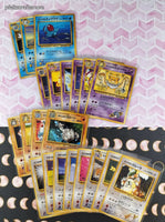 Vintage 1990's Bulk (Japanese) Pokemon Card Lot, 64 Uncommon Gym Series WOTC Cards No Duplicates