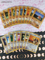 Vintage 1990's Bulk (Japanese) Pokemon Card Lot, 62 Common Gym Series WOTC Cards No Duplicates
