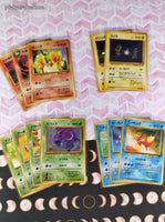 Vintage 1990's Bulk (Japanese) Pokemon Card Lot, 29 Common Team Rocket WOTC Cards No Duplicates