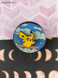 2021 Nintendo Pokemon Celebrations 25th Anniversary Flying & Surfing Enamel Pin/Brooch