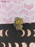 Vintage Hello Kitty w/Red Heart Enamel Pin/Brooch, Bandai Japan