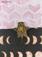 Vintage Sailor Moon Usagi Orange Star Enamel Pin/Brooch, Bandai Japan TKTAT