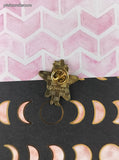 Vintage Sailor Moon Venus Orange Star Enamel Pin/Brooch, Bandai Japan TKTAT