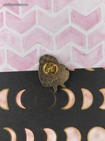Vintage Sailor Moon Neptune Blue Heart Enamel Pin/Brooch, Bandai Japan TKTAT