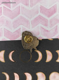 Vintage Sailor Moon Neptune Blue Heart Enamel Pin/Brooch, Bandai Japan TKTAT