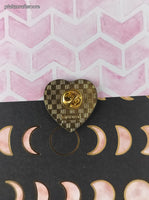 Vintage Sailor Moon Luna Black Cat Pink Heart Enamel Pin/Brooch, Bandai Japan TKTAT
