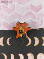 Vintage Sailor Moon Chibiusa Orange Star Enamel Pin/Brooch, Bandai Japan TKTAT
