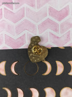 Vintage Sailor Moon Mars Red Heart Enamel Pin/Brooch, Bandai Japan TKTAT