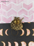 Vintage Sailor Moon Usagi Pink Hearts Enamel Pin/Brooch, Bandai Japan TKTAT