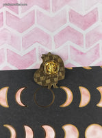Vintage Sailor Moon Venus Red Hearts Enamel Pin/Brooch, Bandai Japan TKTAT