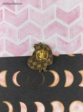 Vintage Sailor Moon Venus Red Hearts Enamel Pin/Brooch, Bandai Japan TKTAT