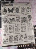 Vintage Jones Tones Transfers Black Line Iron-On Sports Kitty Cats Transfer Sheet NEW SEALED