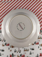 Vintage Oneida Christmas Holiday Cats Lunch/Salad Plate, Nice & Clean 8.25"