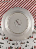 Vintage Oneida Christmas Holiday Cats Lunch/Salad Plate, Nice & Clean 8.25"