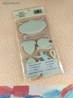 Recollections Sealed 3-D Sticker Sheet Unused, Fencing En Garde SHINY