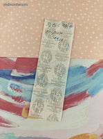 Vintage Sandylion SHINY Happy Birthday Cakes Full Sticker Sheet, Unused