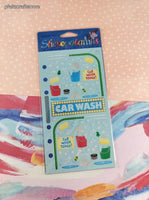 Vintage Stickopotamus Stickers, Car Wash Today!, 1 Sheet New & Sealed