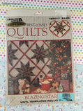 Vintage 1993 Leisure Arts America's Best-Loved Quilts "Blazing Star" Vinyl Templates, NEW & Sealed
