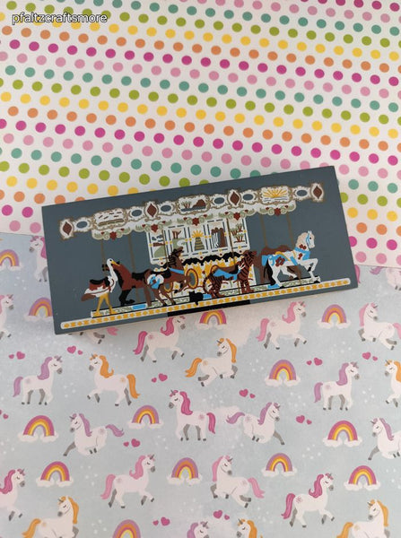 Vintage 1997 The Cat's Meow #286 Herschel - Spellman Carousel Wooden Block