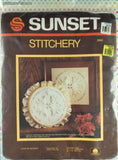 Vintage 1984 Sunset Stitchery Candlewick "Love is Patient" Counted Cross Stitch Kit NEW