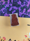 Vintage 1994 Hero Arts Fall Festive Teddy Trick-or-Treater D965 Wooden Block/Rubber Stamp