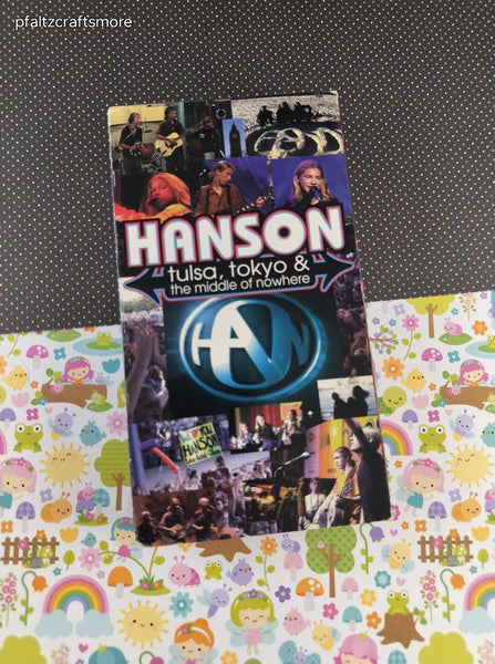 Vintage 1997 Hanson: Tulsa, Tokyo & The Middle of Nowhere Mercury Records VHS Tape