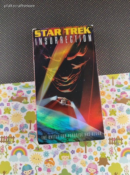 Vintage 1999 Star Trek Insurrection VHS Tape