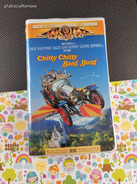 Vintage MGM Family Entertainment Chitty Chitty Bang Bang Clamshell VHS Tape, SEALED